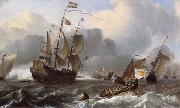 Detail of THe Eendracht and a Fleet of Dutch Men-of-War